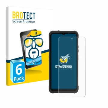 Face avant d’un emballage produit avec le logo de la marque BROTECT. À côté, l’appareil AGM H Max est représenté avec la prote