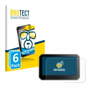 Face avant d’un emballage produit avec le logo de la marque BROTECT. À côté, l’appareil Elegoo Centauri Carbon 4,3