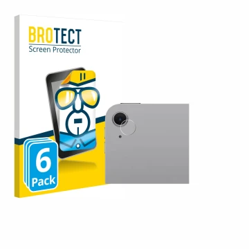 Face avant d’un emballage produit avec le logo de la marque BROTECT. À côté, l’appareil Apple iPad Air 13