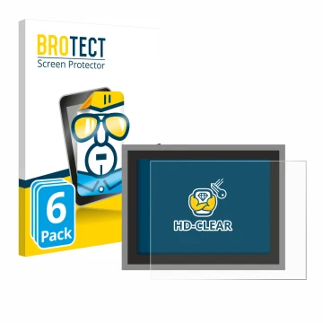 Face avant d’un emballage produit avec le logo de la marque BROTECT. À côté, l’appareil Megger MFT-X1 est représenté avec la p