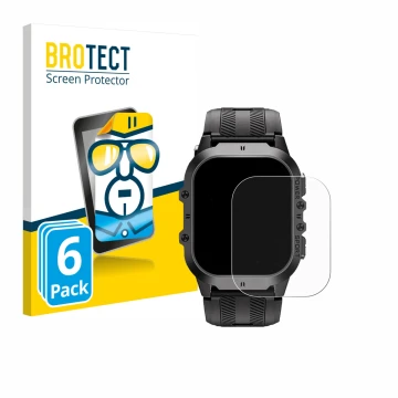Face avant d’un emballage produit avec le logo de la marque BROTECT. À côté, l’appareil Oukitel BT20 1.96