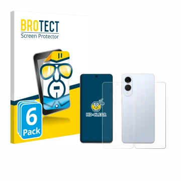 Face avant d’un emballage produit avec le logo de la marque BROTECT. À côté, l’appareil Samsung Galaxy S25 Edge (Avant+Arrière
