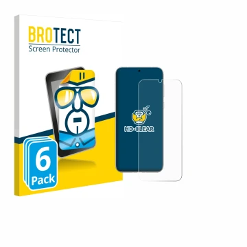 Face avant d’un emballage produit avec le logo de la marque BROTECT. À côté, l’appareil Huawei Pura 80 Ultra est représenté av