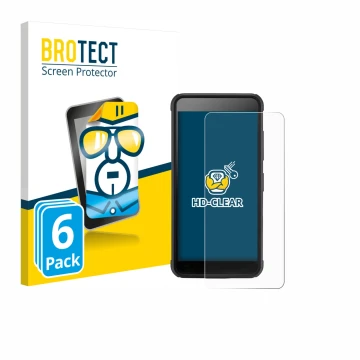Face avant d’un emballage produit avec le logo de la marque BROTECT. À côté, l’appareil SkyCaddie Pro 4X est représenté avec l