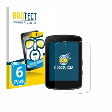 Face avant d’un emballage produit avec le logo de la marque BROTECT. À côté, l’appareil Bryton Rider 550 est représenté avec l