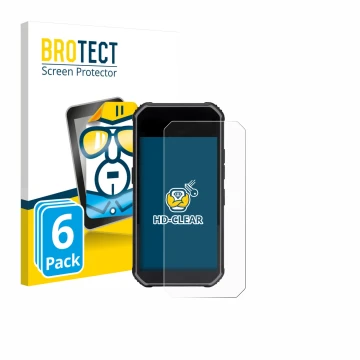 Face avant d’un emballage produit avec le logo de la marque BROTECT. À côté, l’appareil SkyCaddie Pro 5X est représenté avec l