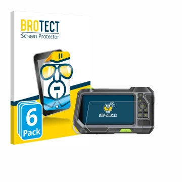 Face avant d’un emballage produit avec le logo de la marque BROTECT. À côté, l’appareil Teslong NTS500 est représenté avec la 