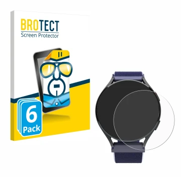 Face avant d’un emballage produit avec le logo de la marque BROTECT. À côté, l’appareil Patronus Notfalluhr (41.5 mm) est repr