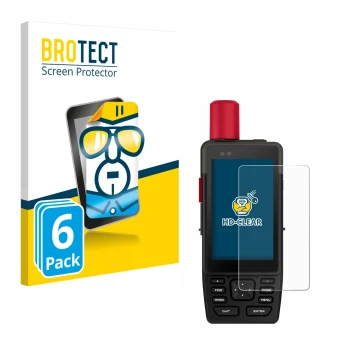 Face avant d’un emballage produit avec le logo de la marque BROTECT. À côté, l’appareil Garmin GPSMAP H1i Plus est représenté 