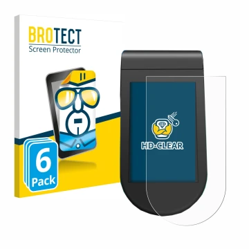 Face avant d’un emballage produit avec le logo de la marque BROTECT. À côté, l’appareil SoFlow SO4 Pro MAX est représenté avec