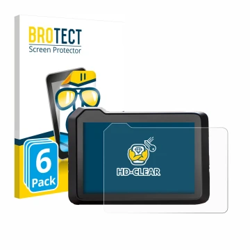 Face avant d’un emballage produit avec le logo de la marque BROTECT. À côté, l’appareil KTM 990 Duke 2024 est représenté avec 