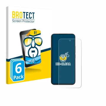 Face avant d’un emballage produit avec le logo de la marque BROTECT. À côté, l’appareil Xiaomi 15T Pro est représenté avec la 