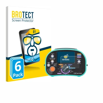 Face avant d’un emballage produit avec le logo de la marque BROTECT. À côté, l’appareil Kewtech KT63DL est représenté avec la 