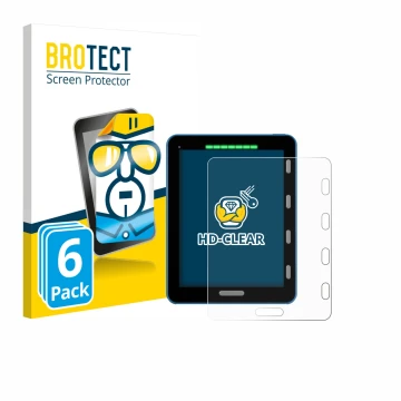 Face avant d’un emballage produit avec le logo de la marque BROTECT. À côté, l’appareil Vakaros Atlas 2 / Edge est représenté 