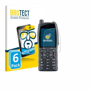 Face avant d’un emballage produit avec le logo de la marque BROTECT. À côté, l’appareil Sepura SC2020 est représenté avec la p