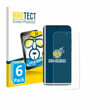Face avant d’un emballage produit avec le logo de la marque BROTECT. À côté, l’appareil realme GT 8 Pro est représenté avec la