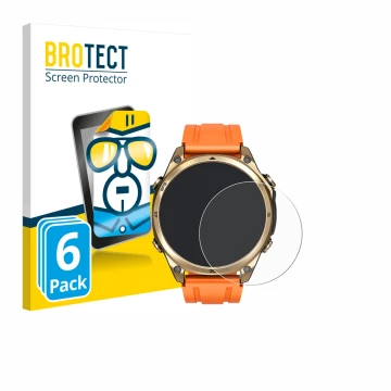 Face avant d’un emballage produit avec le logo de la marque BROTECT. À côté, l’appareil Doogee Anywise W1 est représenté avec 