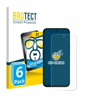 Face avant d’un emballage produit avec le logo de la marque BROTECT. À côté, l’appareil Honor X6c est représenté avec la prote