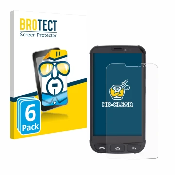 Face avant d’un emballage produit avec le logo de la marque BROTECT. À côté, l’appareil Olympia Neo Mini est représenté avec l