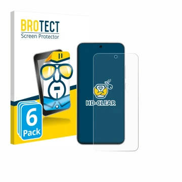 Face avant d’un emballage produit avec le logo de la marque BROTECT. À côté, l’appareil Oppo A6 Pro 4G est représenté avec la 