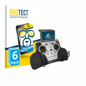 Face avant d’un emballage produit avec le logo de la marque BROTECT. À côté, l’appareil PowerBox Systems Core est représenté a