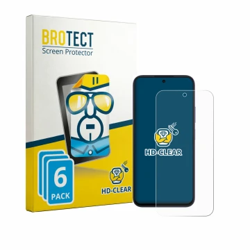 Face avant d’un emballage produit avec le logo de la marque BROTECT. À côté, l’appareil Oppo A6k est représenté avec la protec