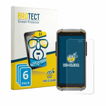 Face avant d’un emballage produit avec le logo de la marque BROTECT. À côté, l’appareil i.safe MOBILE IS540.M1 est représenté 