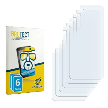 Face avant d’un emballage produit avec le logo de la marque BROTECT. À côté se trouve la protection d’écran correspondante.