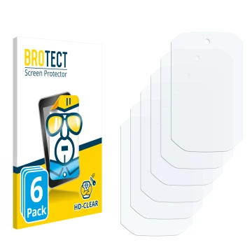 Face avant d’un emballage produit avec le logo de la marque BROTECT. À côté se trouve la protection d’écran correspondante.