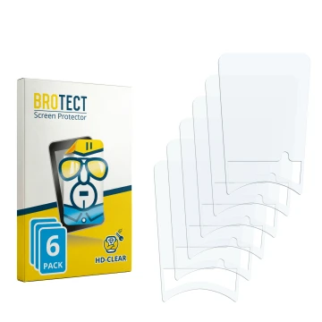 Face avant d’un emballage produit avec le logo de la marque BROTECT. À côté se trouve la protection d’écran correspondante.