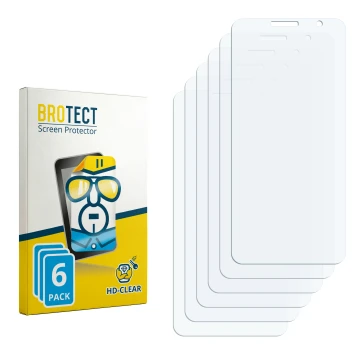 Face avant d’un emballage produit avec le logo de la marque BROTECT. À côté se trouve la protection d’écran correspondante.