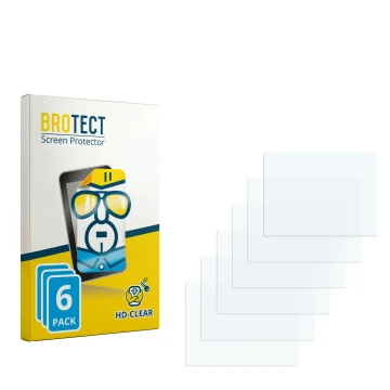 Face avant d’un emballage produit avec le logo de la marque BROTECT. À côté se trouve la protection d’écran correspondante.