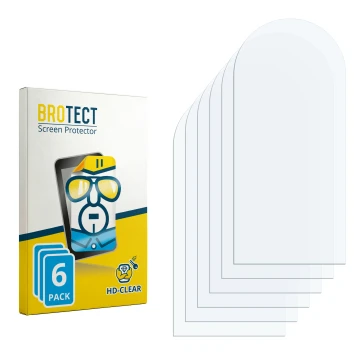 Face avant d’un emballage produit avec le logo de la marque BROTECT. À côté se trouve la protection d’écran correspondante.