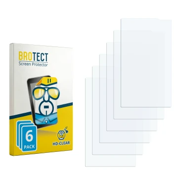 Face avant d’un emballage produit avec le logo de la marque BROTECT. À côté se trouve la protection d’écran correspondante.