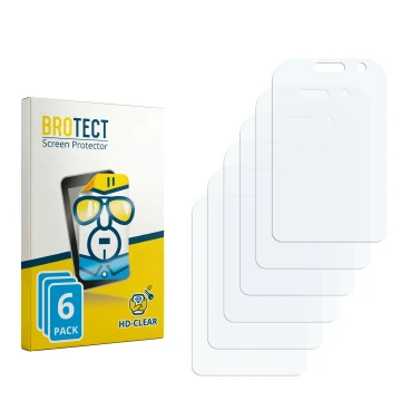 Face avant d’un emballage produit avec le logo de la marque BROTECT. À côté se trouve la protection d’écran correspondante.