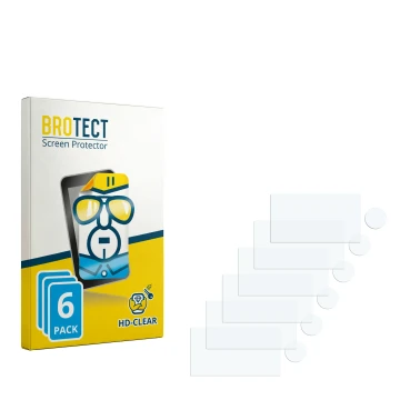 Face avant d’un emballage produit avec le logo de la marque BROTECT. À côté se trouve la protection d’écran correspondante.