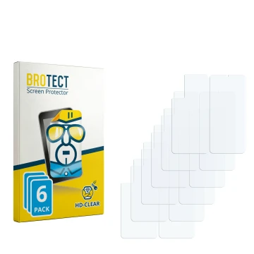 Face avant d’un emballage produit avec le logo de la marque BROTECT. À côté se trouve la protection d’écran correspondante.