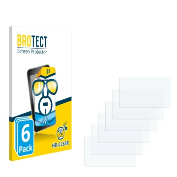 Face avant d’un emballage produit avec le logo de la marque BROTECT. À côté se trouve la protection d’écran correspondante.