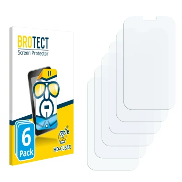 Face avant d’un emballage produit avec le logo de la marque BROTECT. À côté se trouve la protection d’écran correspondante.