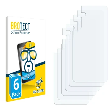Face avant d’un emballage produit avec le logo de la marque BROTECT. À côté se trouve la protection d’écran correspondante.