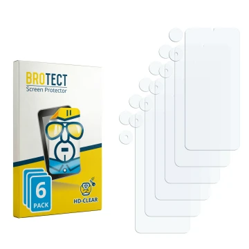 Face avant d’un emballage produit avec le logo de la marque BROTECT. À côté se trouve la protection d’écran correspondante.