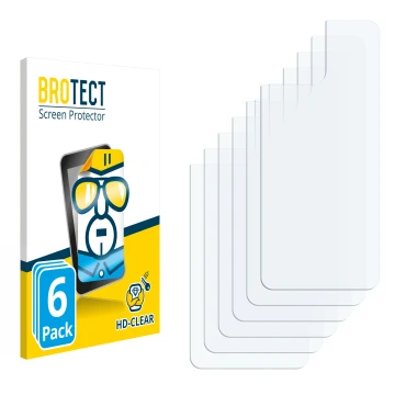 Face avant d’un emballage produit avec le logo de la marque BROTECT. À côté se trouve la protection d’écran correspondante.