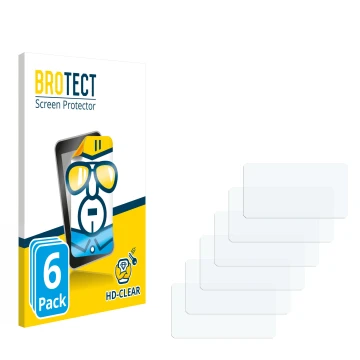 Face avant d’un emballage produit avec le logo de la marque BROTECT. À côté se trouve la protection d’écran correspondante.