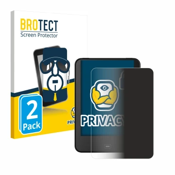 Face avant d’un emballage produit avec le logo de la marque BROTECT. À côté, l’appareil Tolino Vision 4 HD est représenté avec