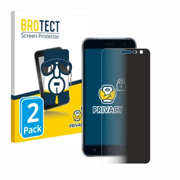 Face avant d’un emballage produit avec le logo de la marque BROTECT. À côté, l’appareil ASUS ZenFone 3 ZE520KL est représenté 
