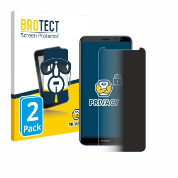 Face avant d’un emballage produit avec le logo de la marque BROTECT. À côté, l’appareil Huawei Nova 2i est représenté avec la 