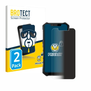 Face avant d’un emballage produit avec le logo de la marque BROTECT. À côté, l’appareil Ulefone Armor 6 est représenté avec la