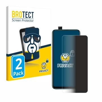 Face avant d’un emballage produit avec le logo de la marque BROTECT. À côté, l’appareil Huawei P smart Z est représenté avec l