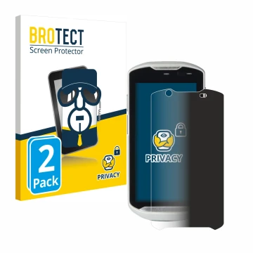 Face avant d’un emballage produit avec le logo de la marque BROTECT. À côté, l’appareil Zebra TC52-HC est représenté avec la p