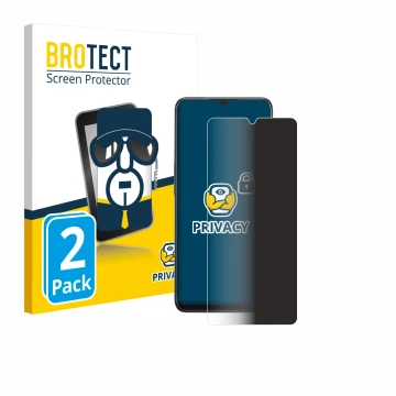 Face avant d’un emballage produit avec le logo de la marque BROTECT. À côté, l’appareil Oppo A91 est représenté avec la protec